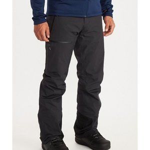 NWT Marmot Refuge MemBrain Water Resistant Snow Ski Pants - Black - XXL